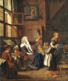 Mädchenschule im 18. Jahrhundert